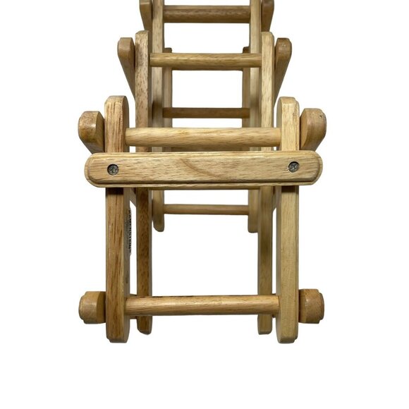 Kamenstein Wooden Accordion Wine Rack Criss Cross Water Bottle Organization - Picture 6 of 7